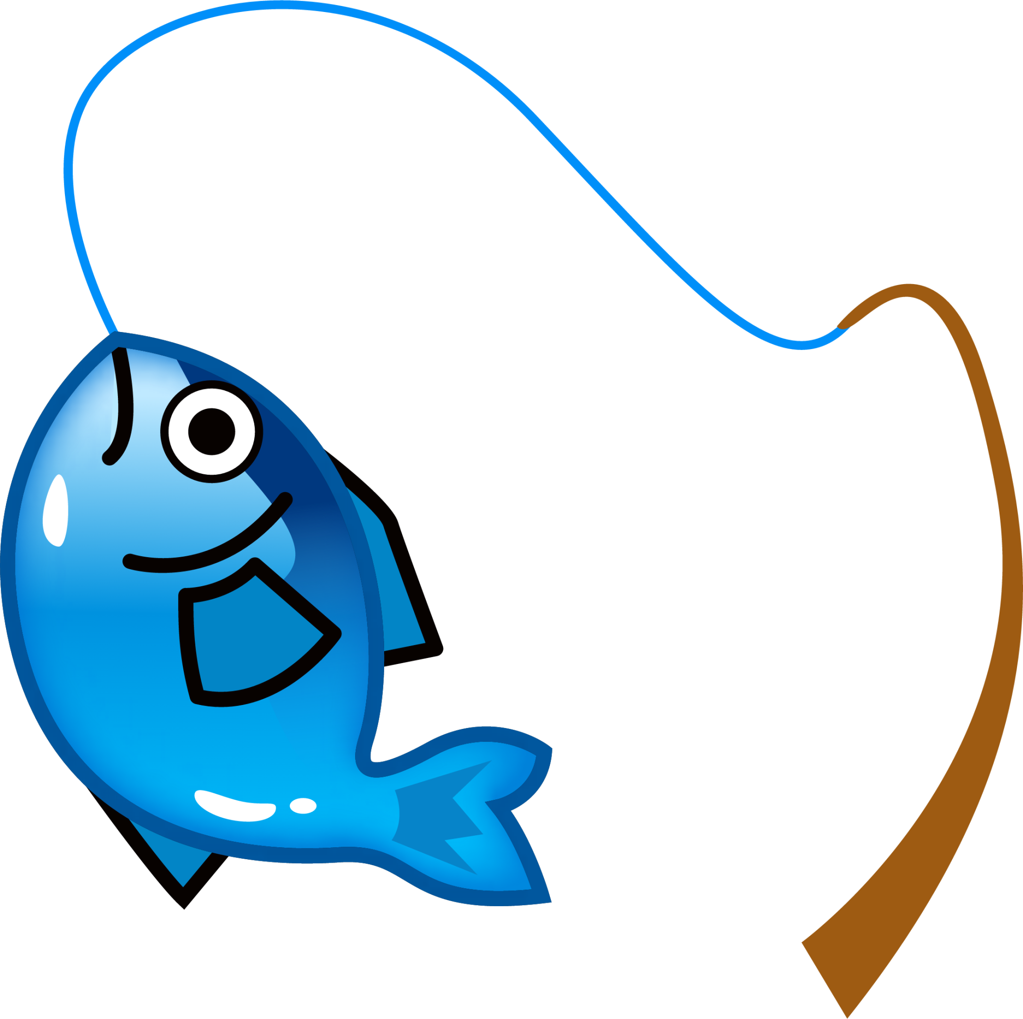 fishing pole and fish Emoji - Download for free – Iconduck