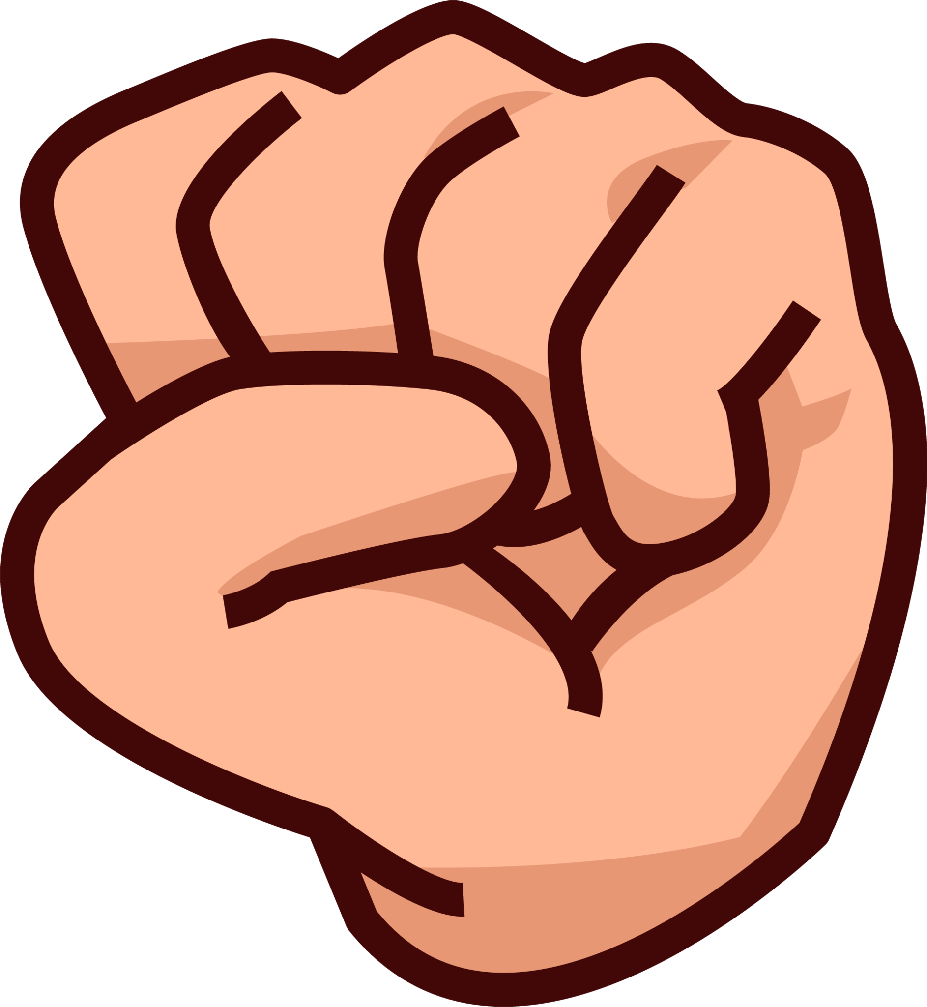 fist (plain) emoji