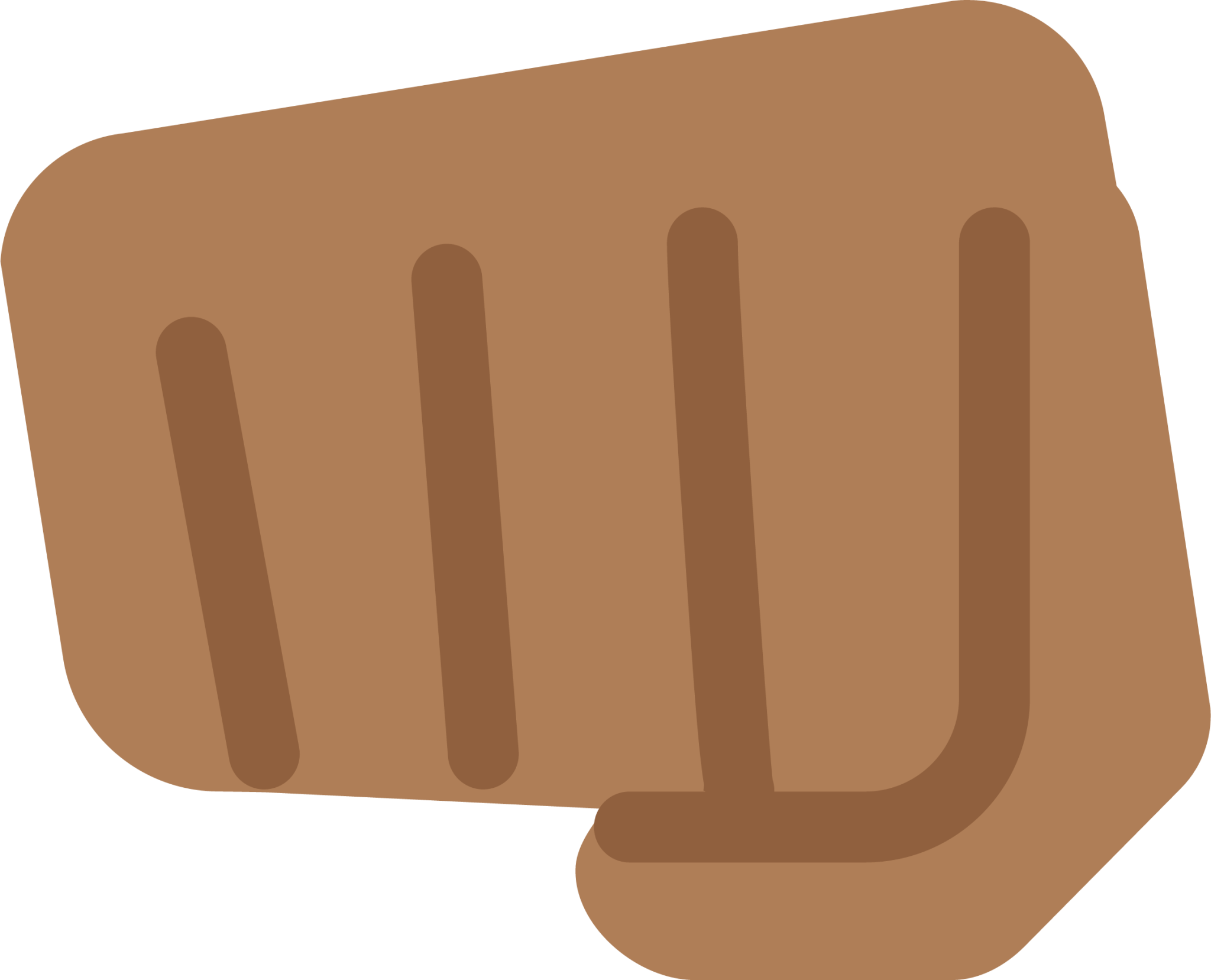 fisted hand sign tone 4 emoji