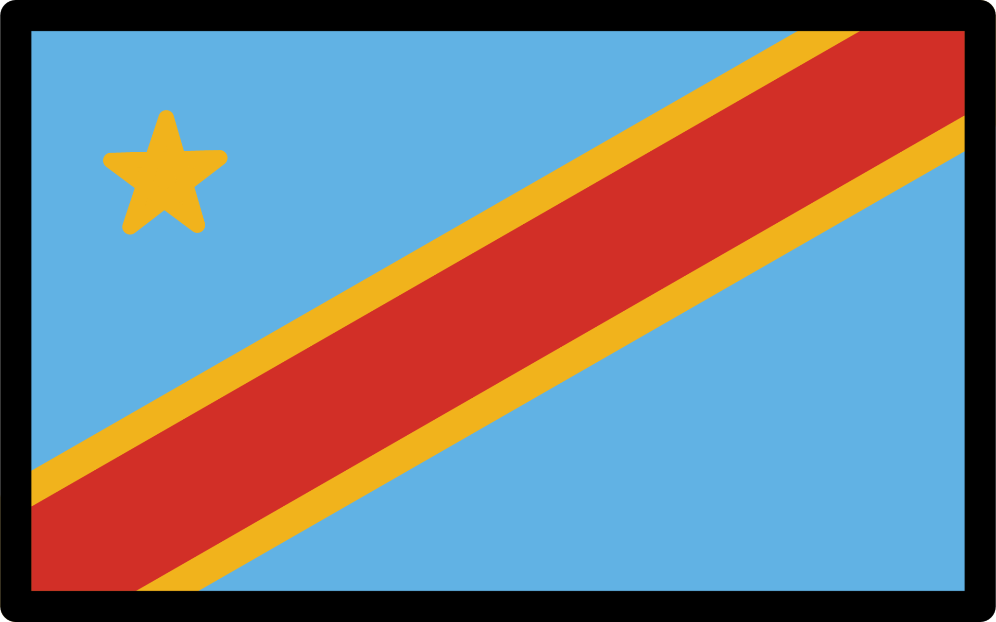 flag: Congo - Kinshasa emoji