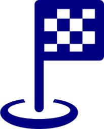 flag finish b outline icon