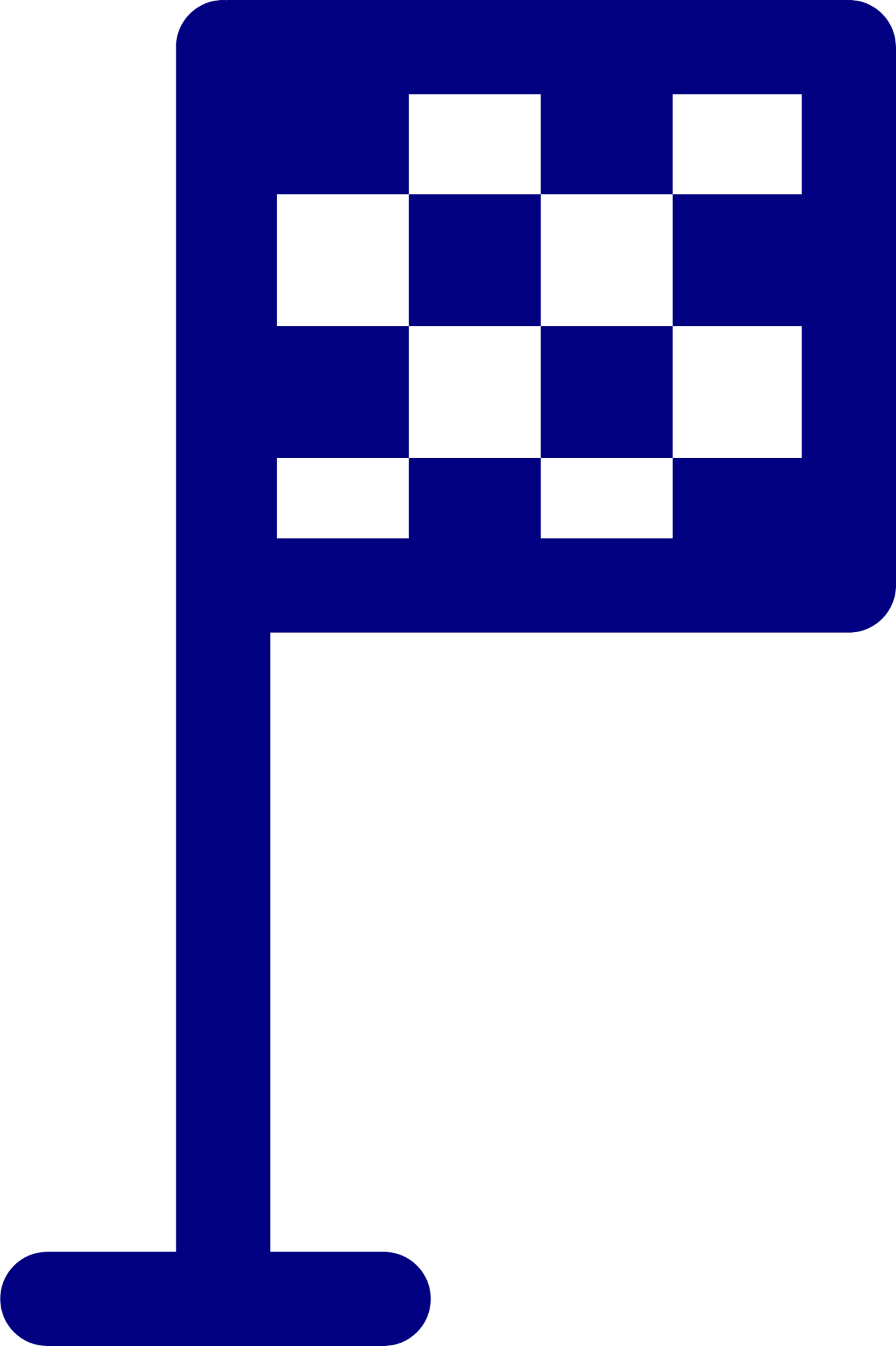 flag finish icon