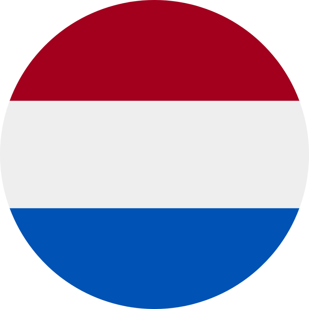 flag nl round icon
