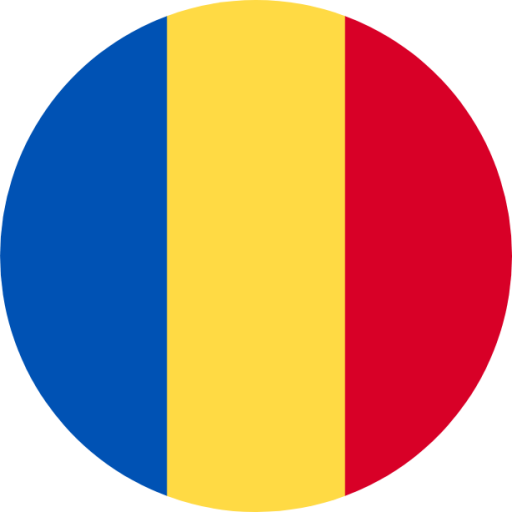 flag ro round icon