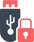 flashdisk lock protect icon