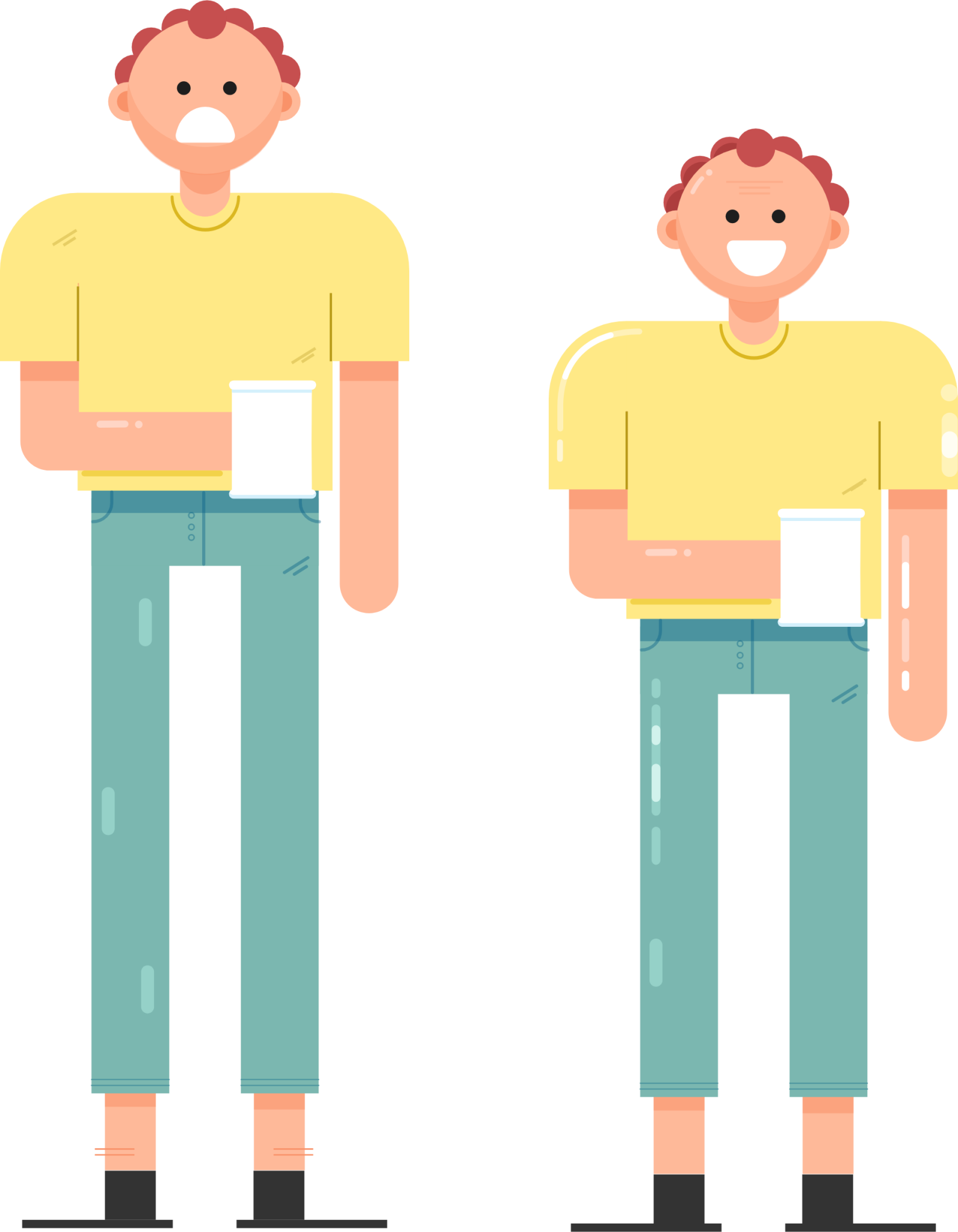 flat character illustrations illustration