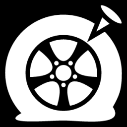 flat tire icon