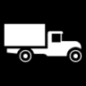 flatbed covered icon