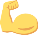 flexed biceps emoji