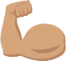 flexed biceps tone 3 emoji