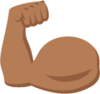flexed biceps tone 4 emoji