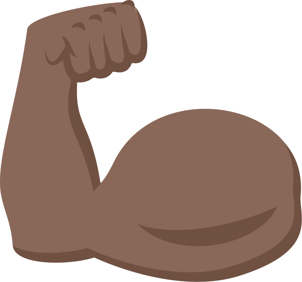 flexed biceps tone 5 emoji