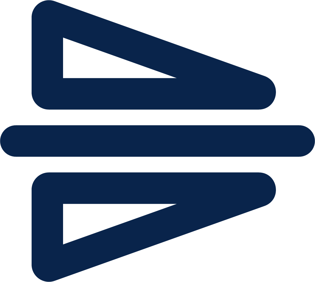 flip horizontal line design icon