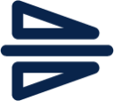 flip horizontal line design icon