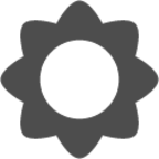 flower shape icon