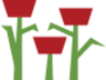 flowers red illustration