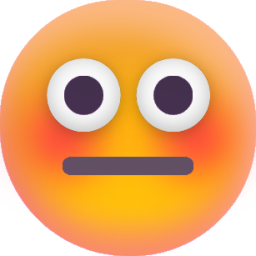 Flushed Face emoji