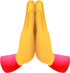 Folded hands emoji emoji