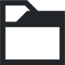 folder black icon