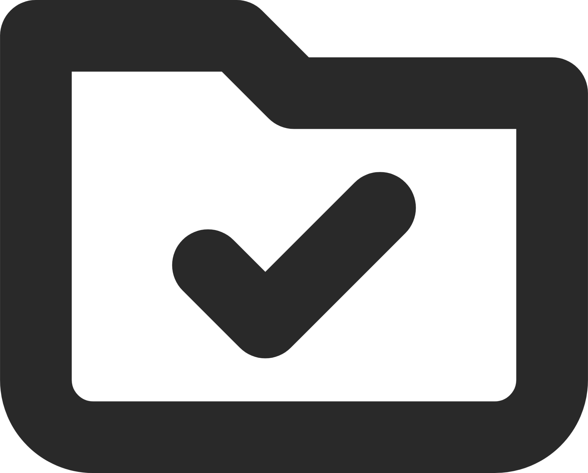 folder check icon