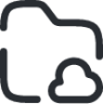 folder cloud icon