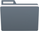 folder color grey icon