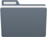 folder color grey icon