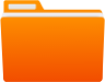 folder color orange icon