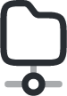 folder connection icon