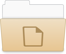 folder documents open icon
