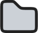 Folder duotone line icon