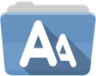 folder fonts icon