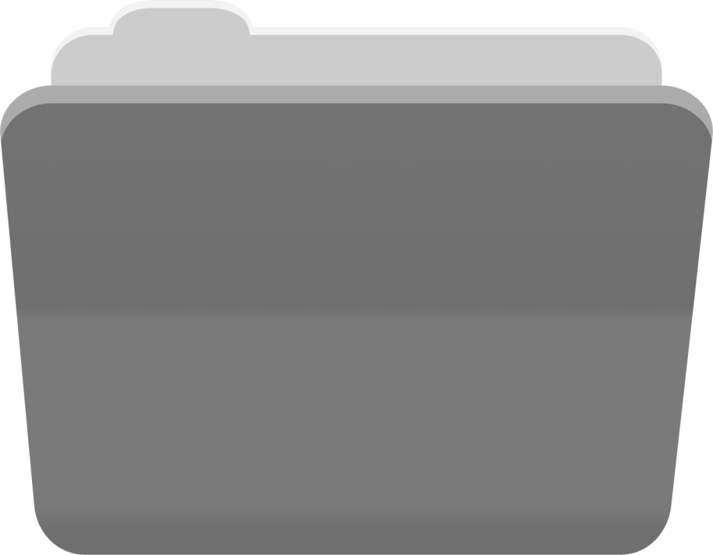 folder grey icon
