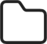 Folder light icon