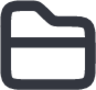 Folder line icon