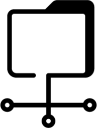 folder link dots icon