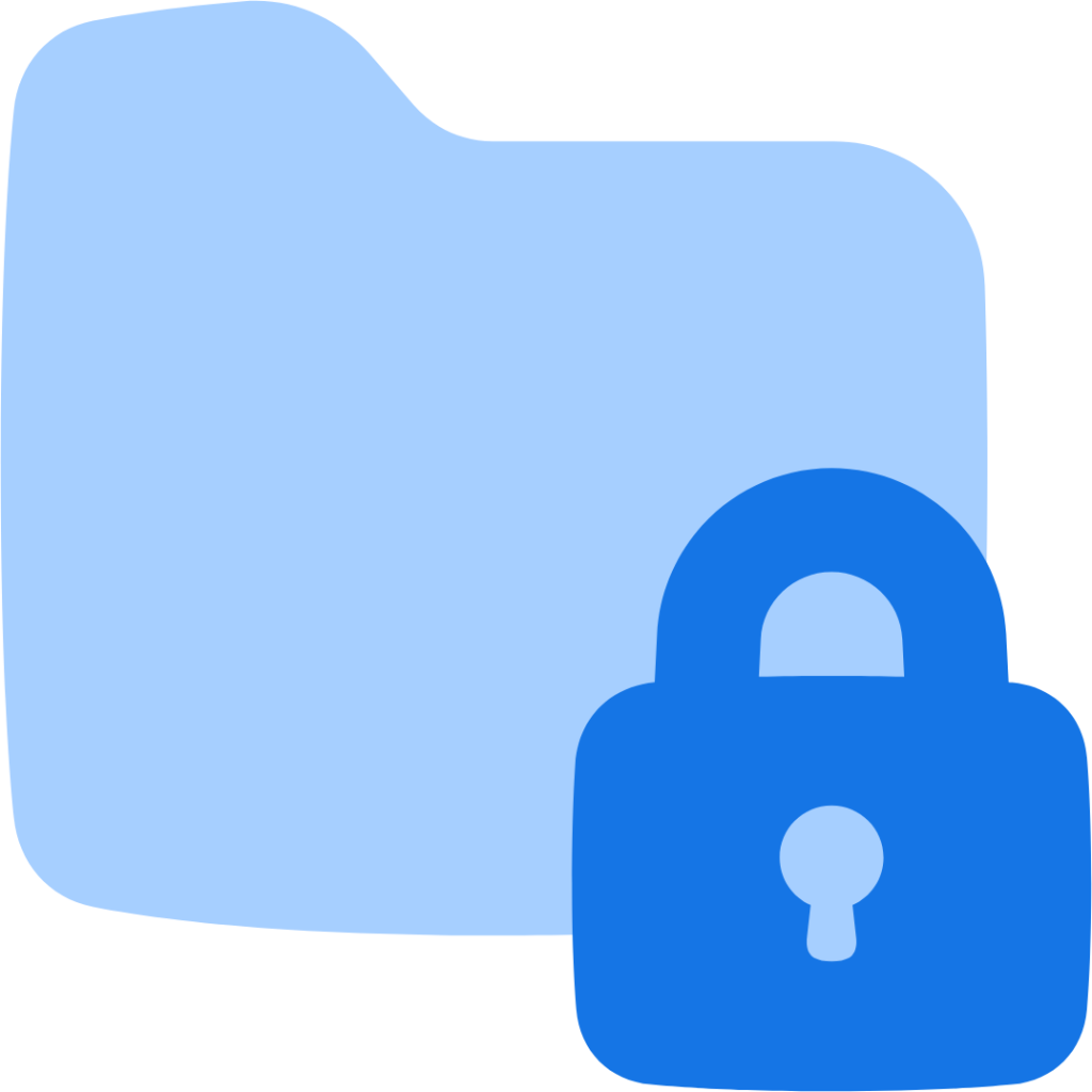 folder lock icon