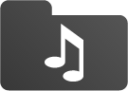 folder music icon
