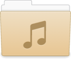 folder music icon