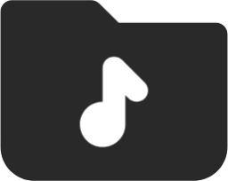 folder music icon