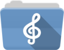 folder musics icon