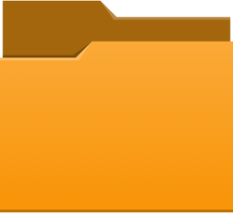 folder orange icon