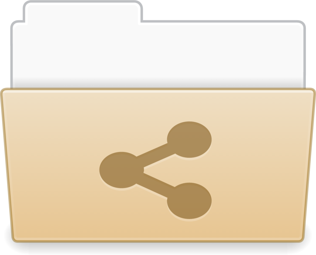 folder publicshare open icon