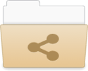 folder publicshare open icon
