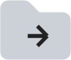 Folder send duotone icon