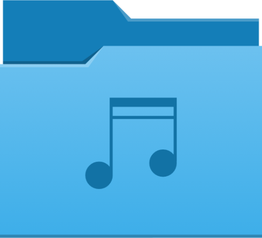 folder sound icon
