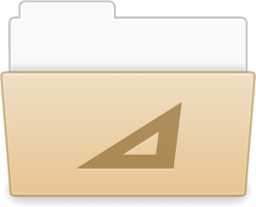 folder templates open icon