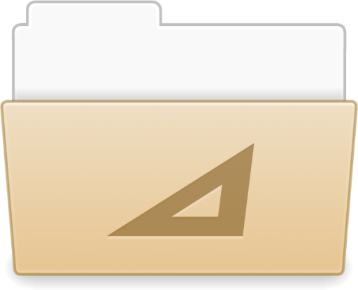 folder templates open icon