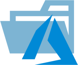 folder type azure opened icon