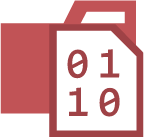 folder type binary icon